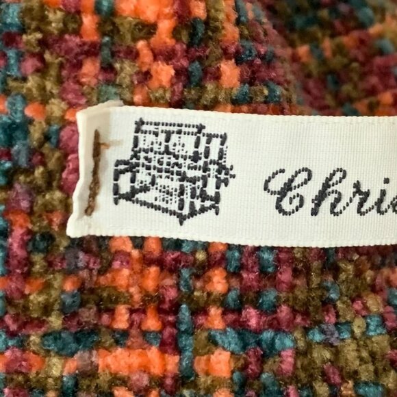 Handwoven By Christa M. Gupta Multicolor Fringed Soft Rectangle Scarf Boho Gypsy - Picture 5 of 5